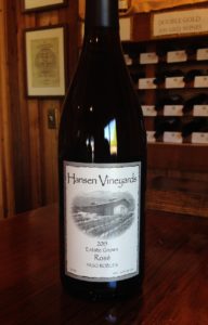 Hansen Vineyards 2015 Estate Grown Rose